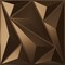 Ekena Millwork 19 5/8in. W x 19 5/8in. H Marquise EnduraWall Decorative 3D Wall Panel Covers 2.67 Sq. Ft. WP20X20MQCAB - alternate 1